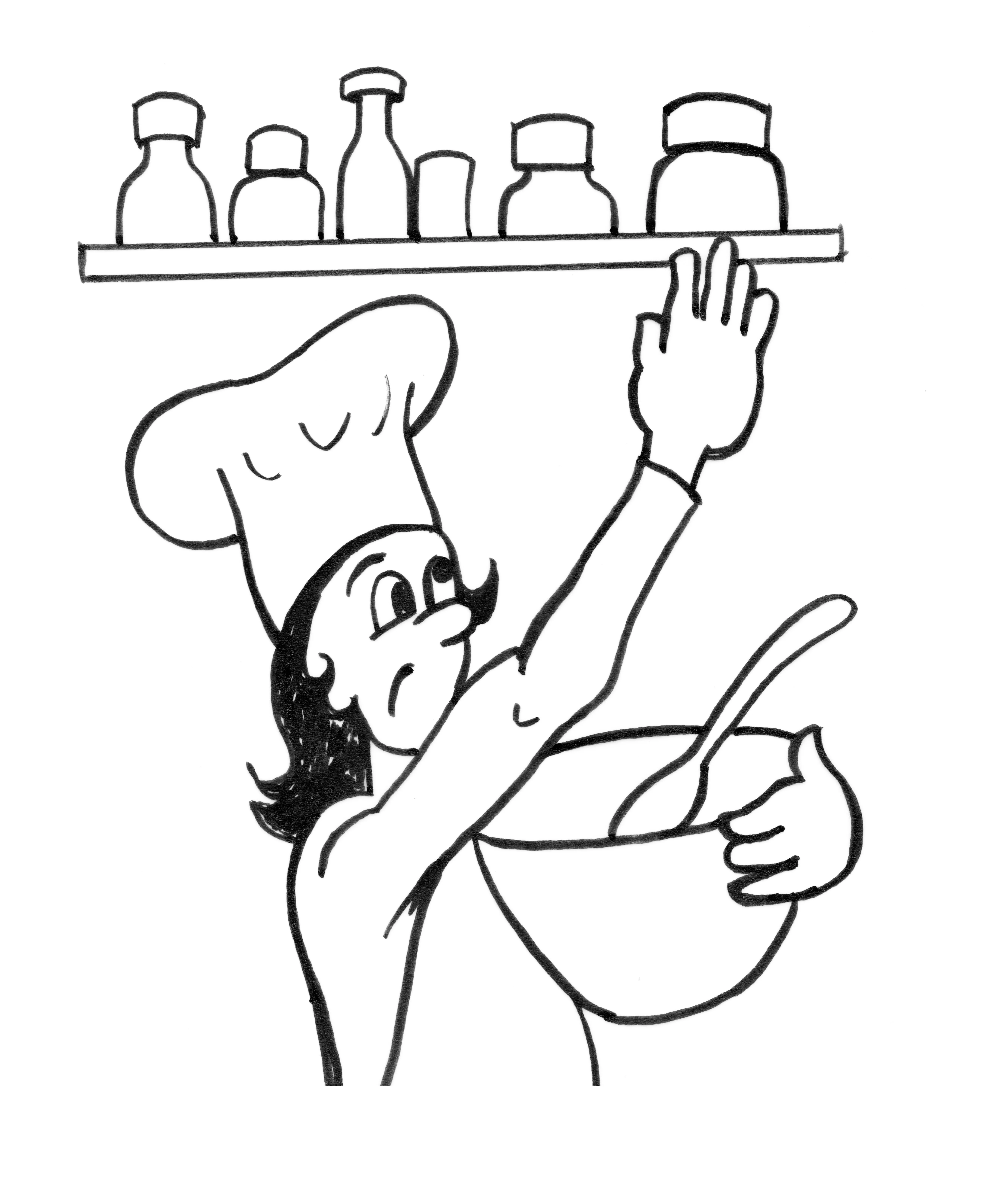 Illustration for Kitchen Layout chapter